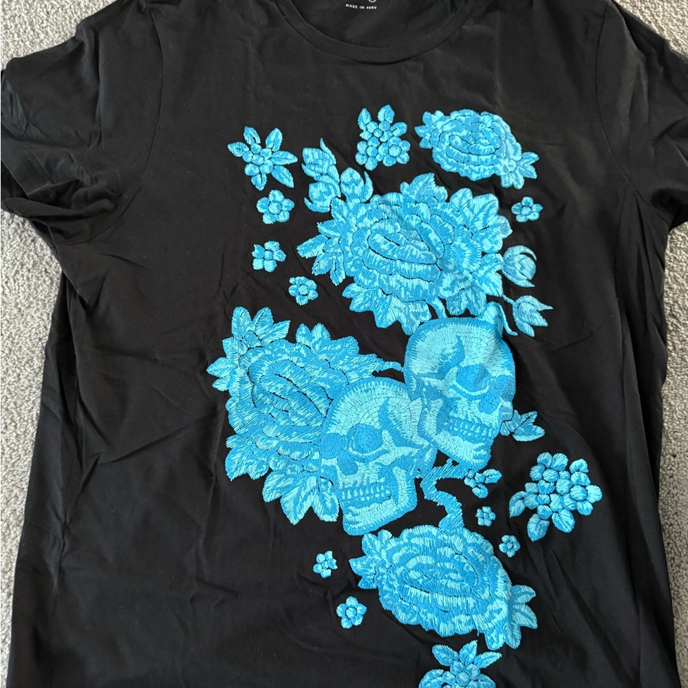 Guess Black T-Shirt with White Logo
